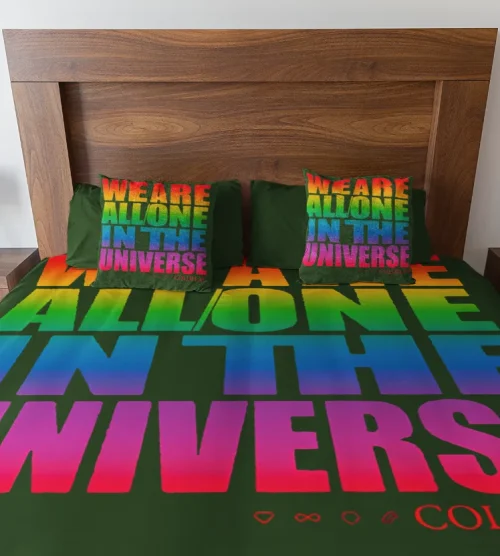Coldplay We are All One in the universe Bed Sheets #1